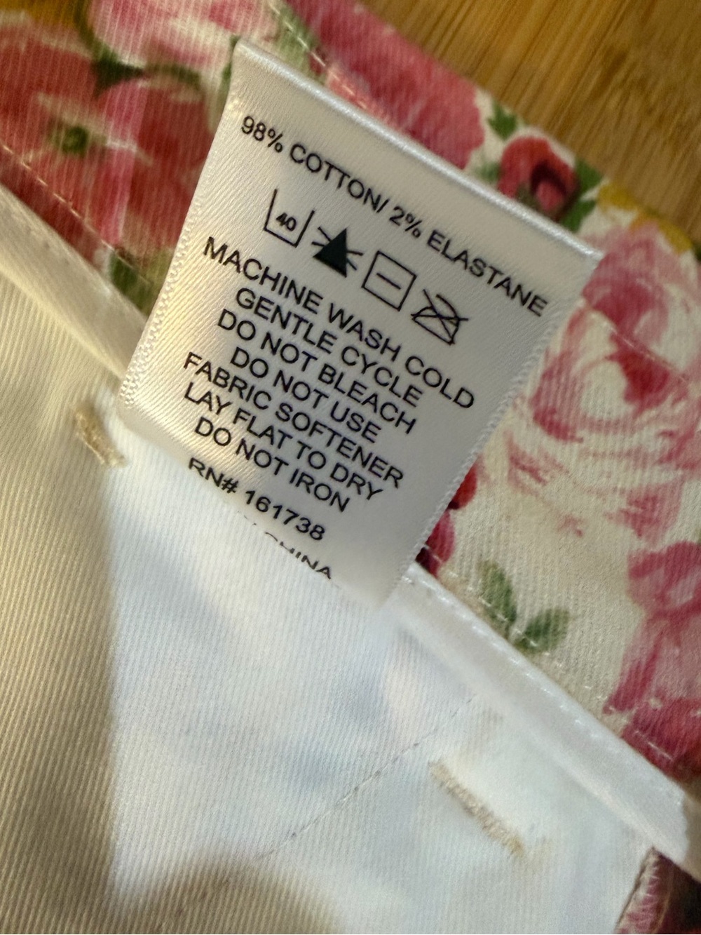 NWOT Teddy Fresh Floral Pleated Trouser Pants Size 27 - Picture 10 of 15